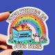 Everything Is Just Fine Glitter Sticker