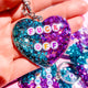 Fuck Off Glitter Keychain