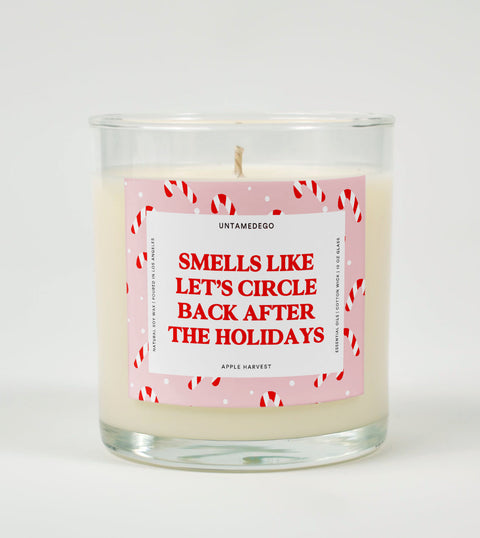 Smells Like Let’s Circle Back After the Holidays | Funny Christmas Candle
