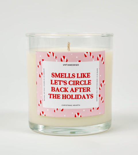 Smells Like Let’s Circle Back After the Holidays | Funny Christmas Candle