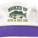 Hooked up with a big one embroider hat