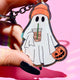 Coffee Ghosty Rainbow iridescent Keychain