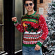 Fire Dragon Jacquard Casual Long-Sleeve Ugly Christmas Sweater | NCS