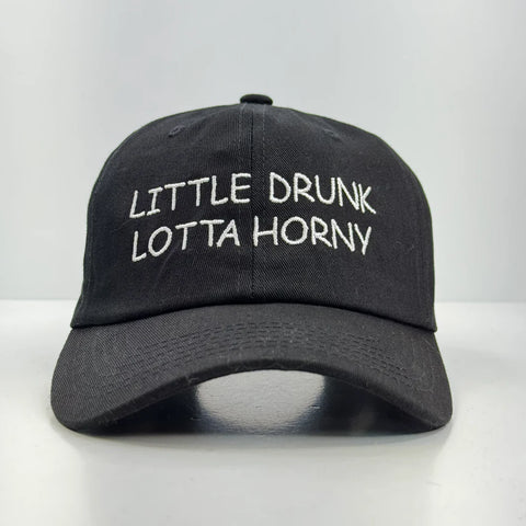 Little Drunk Custom Embroidered Dad Hat