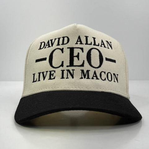 David Allan CEO Live In Macon Custom Embroidered Snapback