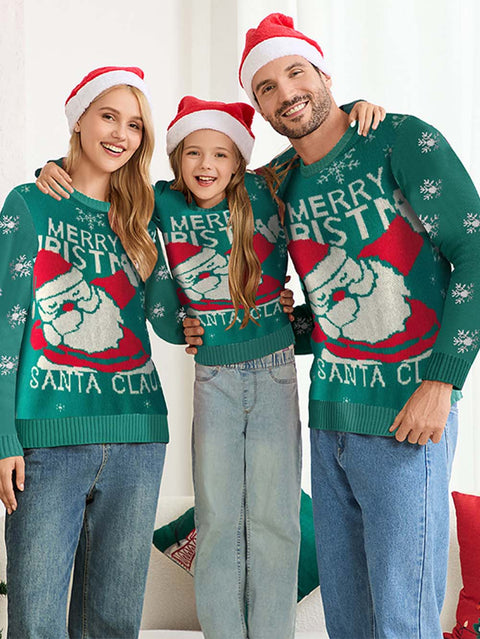 Funny Santa Claus Christmas Knit Sweater | NCS