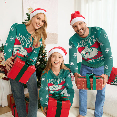 Funny Santa Claus Christmas Knit Sweater | NCS