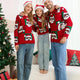 Funny Sunglasses Santa Claus Knit Sweater | NCS