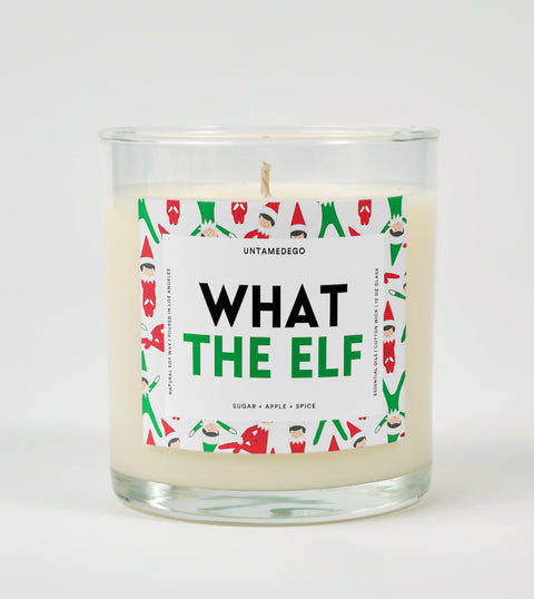 What the Elf | Funny Christmas Candle