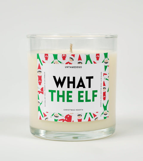 What the Elf | Funny Christmas Candle