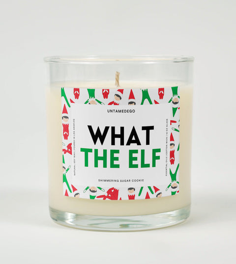 What the Elf | Funny Christmas Candle