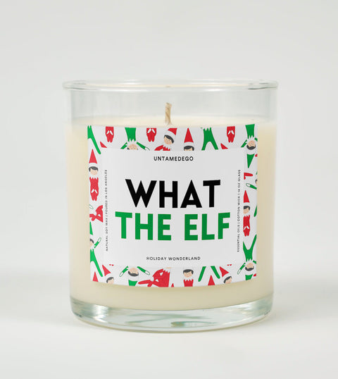What the Elf | Funny Christmas Candle