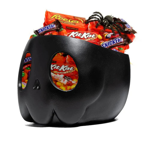 Ghost Geometrical Black Halloween Candy Bowl (Black)