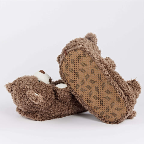 Mocha the Bear Kids Slippers
