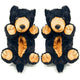 Homer the Black Bear Kids Slippers