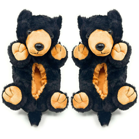 Homer the Black Bear Kids Slippers