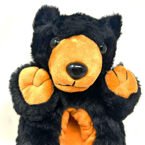 Homer the Black Bear Kids Slippers