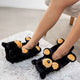 Homer the Black Bear Slippers