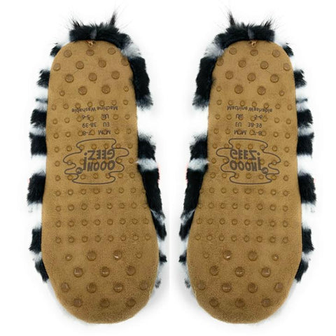 ZZ Zebra Slippers