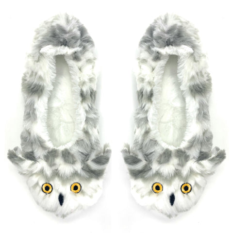 Owl Right Plush Slippers