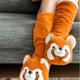 Red Panda Slipper Socks