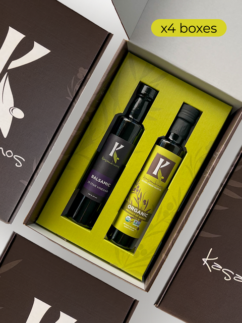 Gift Box - Organic EVOO & Vinegar