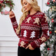 Gingerbread Pattern Warm Ugly Christmas Sweater with Lights | NCS