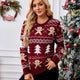 Gingerbread Pattern Warm Ugly Christmas Sweater with Lights | NCS