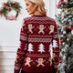 Gingerbread Pattern Warm Ugly Christmas Sweater with Lights | NCS