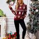 Gingerbread Pattern Warm Ugly Christmas Sweater with Lights | NCS