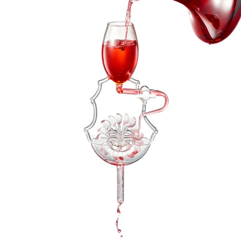 Wine Glass Wheel Decanting & Aerator Set