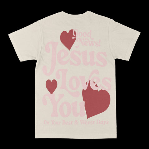Good News God Loves You Graphic Tee