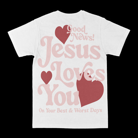 Good News God Loves You Graphic Tee