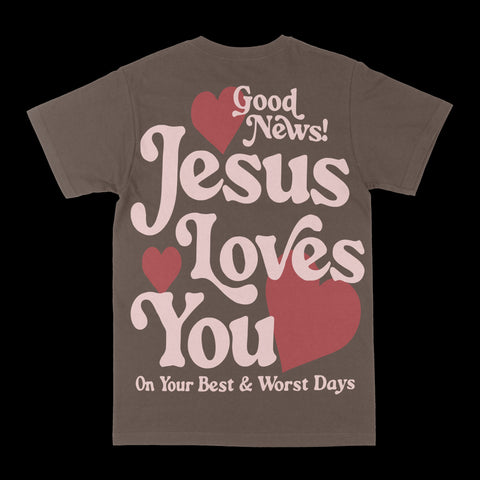 Good News God Loves You Graphic Tee