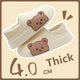 Thick Teddy Bear Winter Slippers