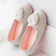 Cute Gingham Cotton Slippers
