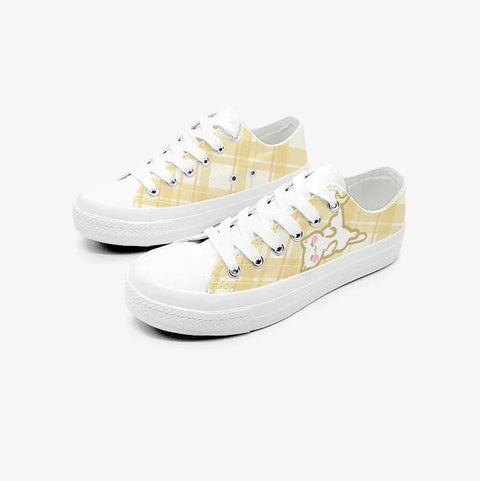 Kawaii Plaid Sneakers