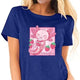 Kawaii Axolotl Strawberry Milk T-Shirt