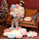 Rainbow Flower Plushie Pillow