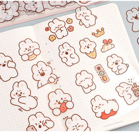 Bunny and Bear Stickers