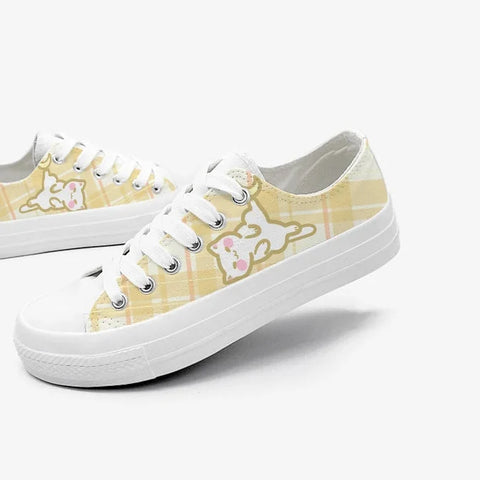 Kawaii Plaid Sneakers