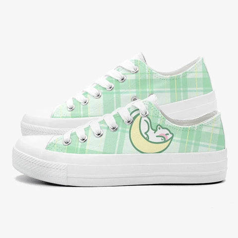 Kawaii Plaid Sneakers