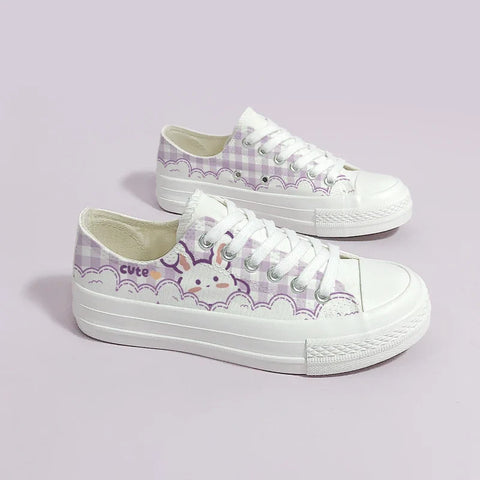 Kawaii Bunny Gingham Shoes