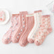 Floral Embroidery Socks