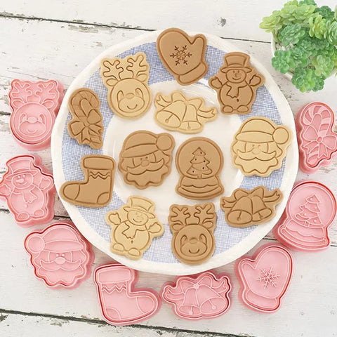 Kawaii Cookie Cutters 3D 8 Pcs