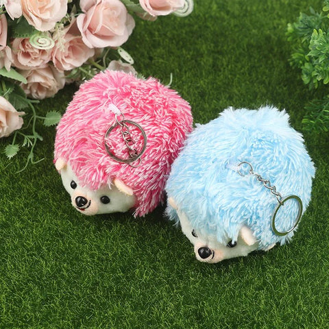 Hedgehog Plushie Keychains