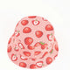 Strawberry Print Bucket Hat
