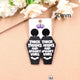 "Thick Thighs & Spooky Vibes" Earrings
