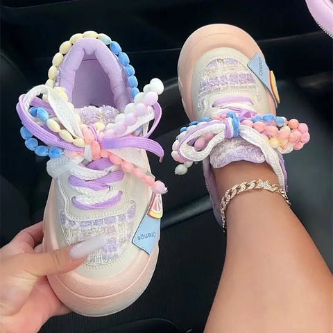 Kawaii Precious Pearl Sneakers