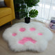 Plush Cat Paw Rug